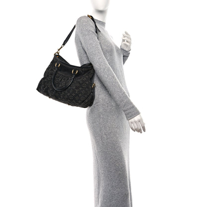 Louis Vuitton Denim Neo Cabby MM Black 3 of 8