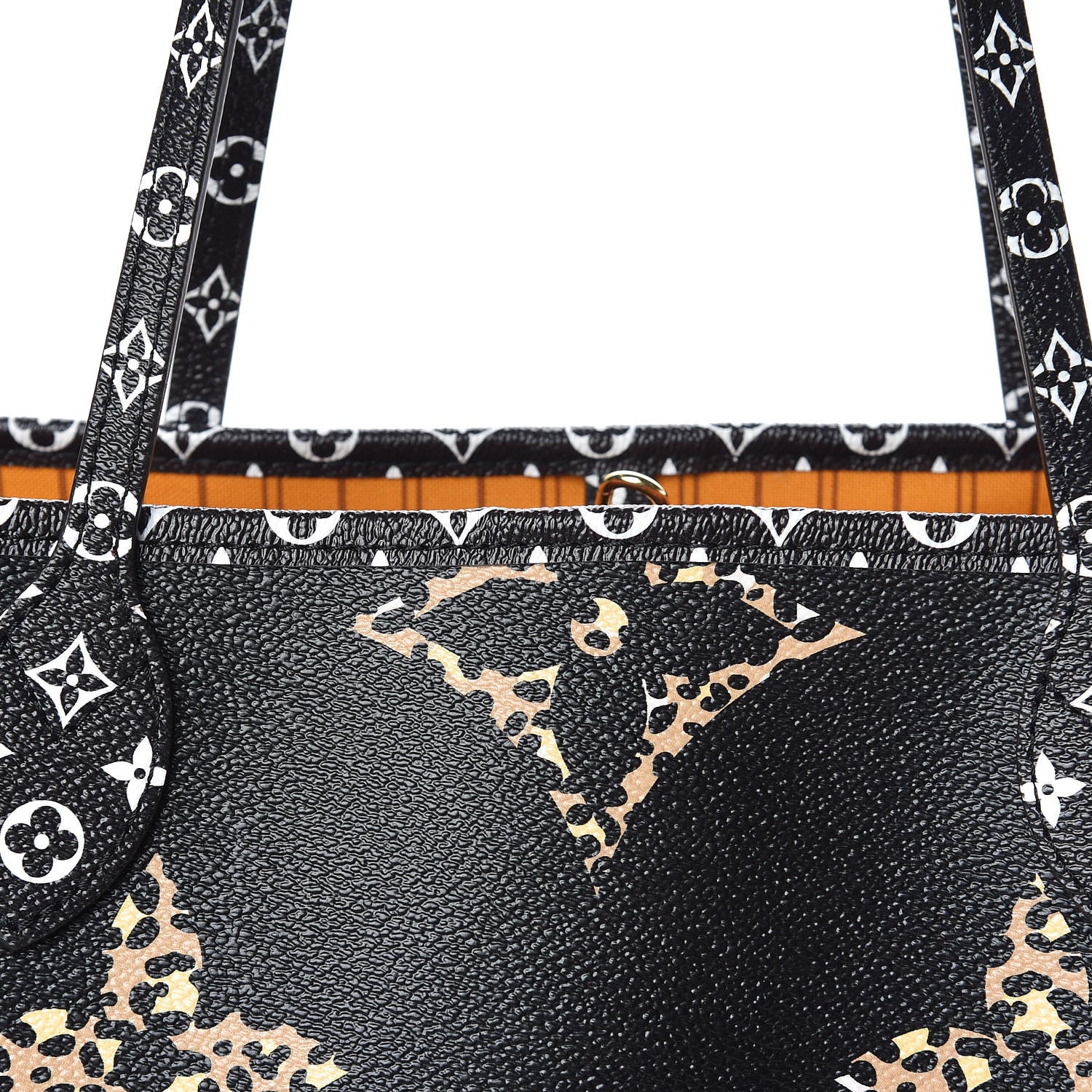 Louis Vuitton Monogram Giant Jungle Neverfull MM Black 8 of 10