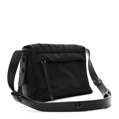 Prada Re-Nylon Vitello Padded Small Flap Shoulder Bag Black 3 of 16