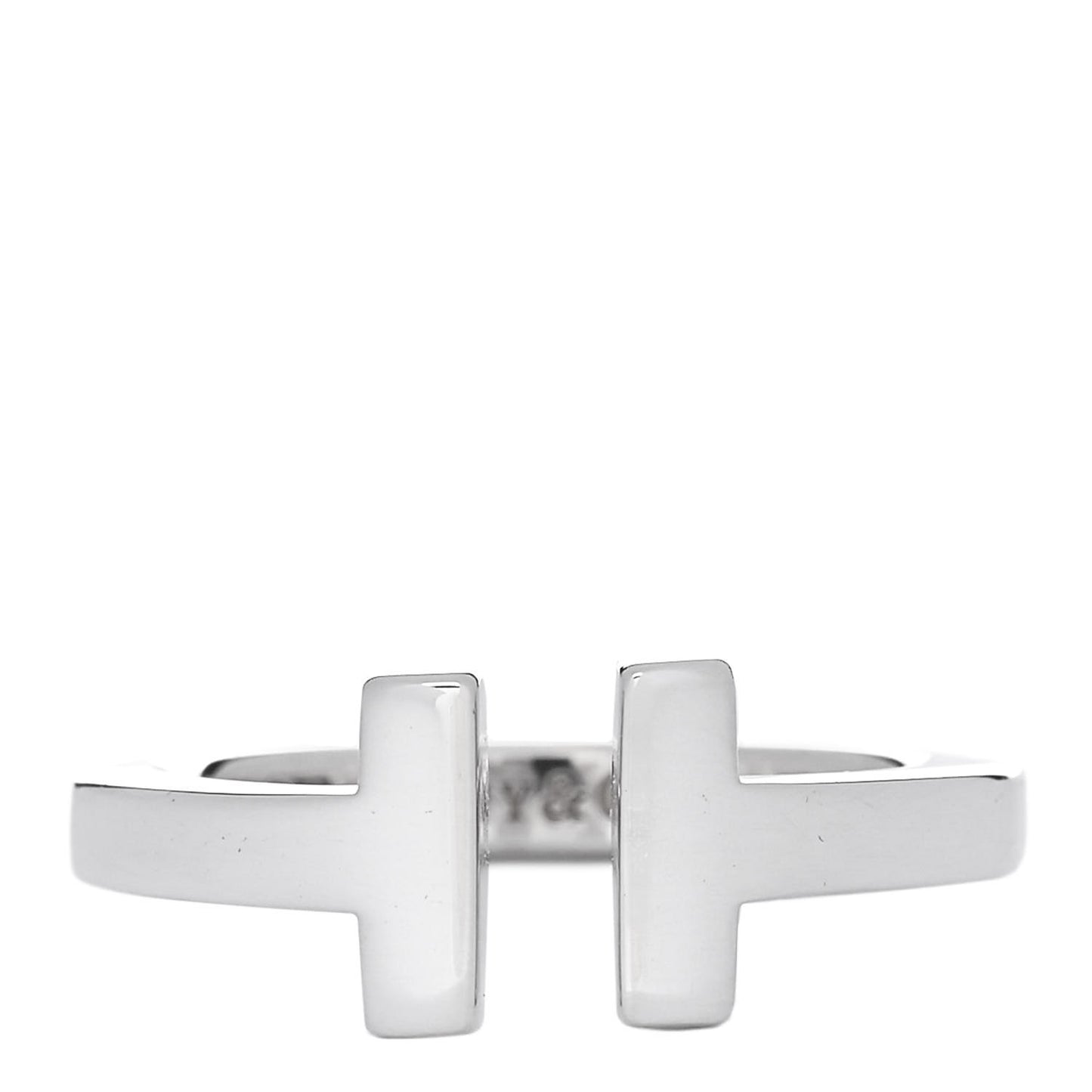 Sterling Silver T Square Ring 49 5