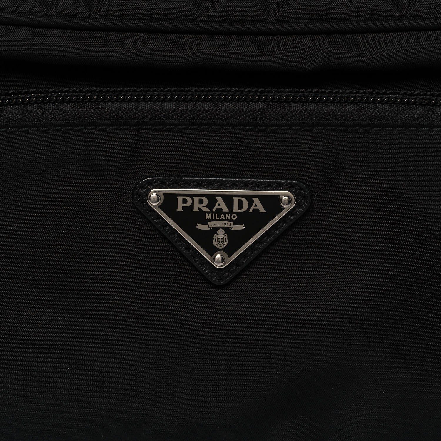Prada Tessuto Nylon Belt Bag Black 8 of 12