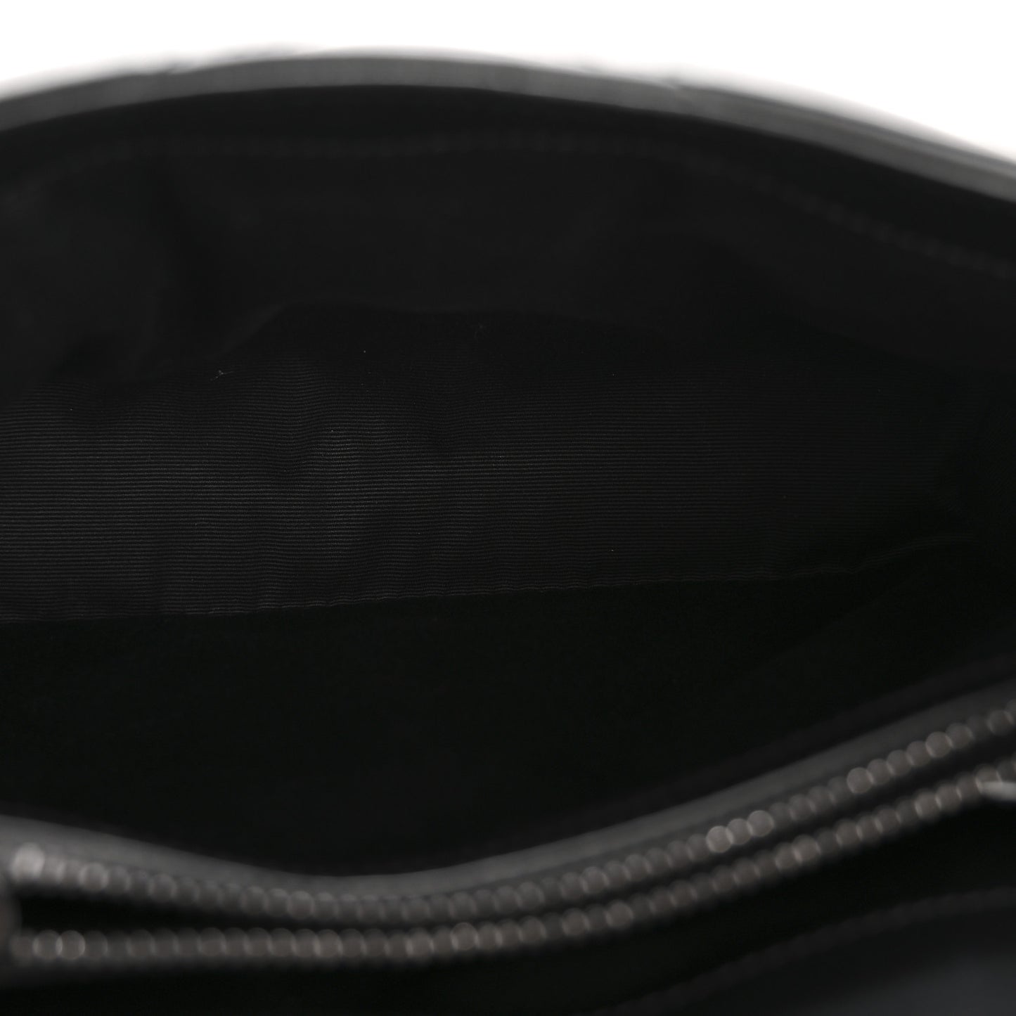 Calfskin Y Quilted Monogram Monochrome Small Loulou Chain Satchel Black