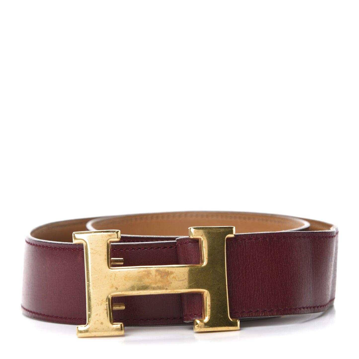 Box 32mm Fold Over H Belt 65 Rouge H