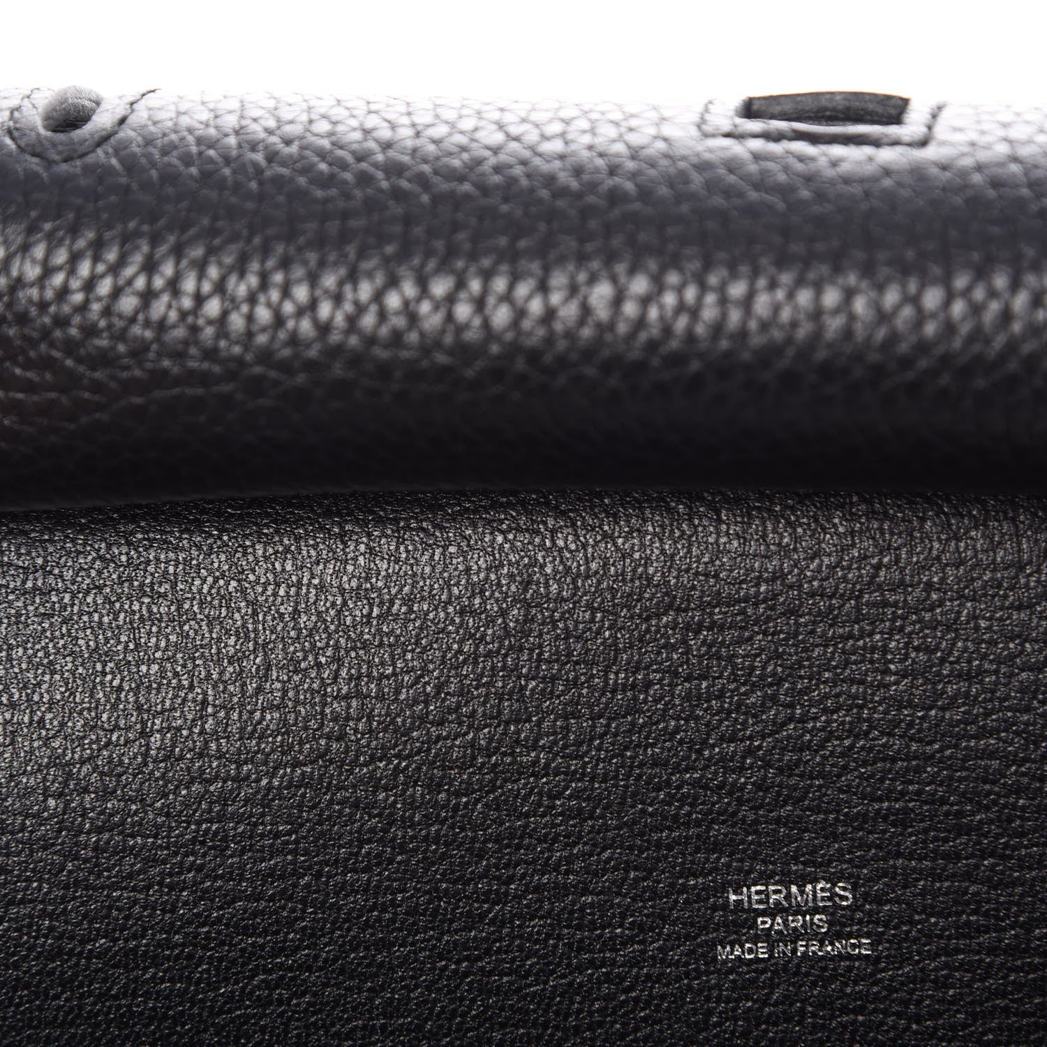 Hermes Taurillon Clemence Jypsiere 28 Black 7 of 9