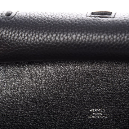 Hermes Taurillon Clemence Jypsiere 28 Black 7 of 9