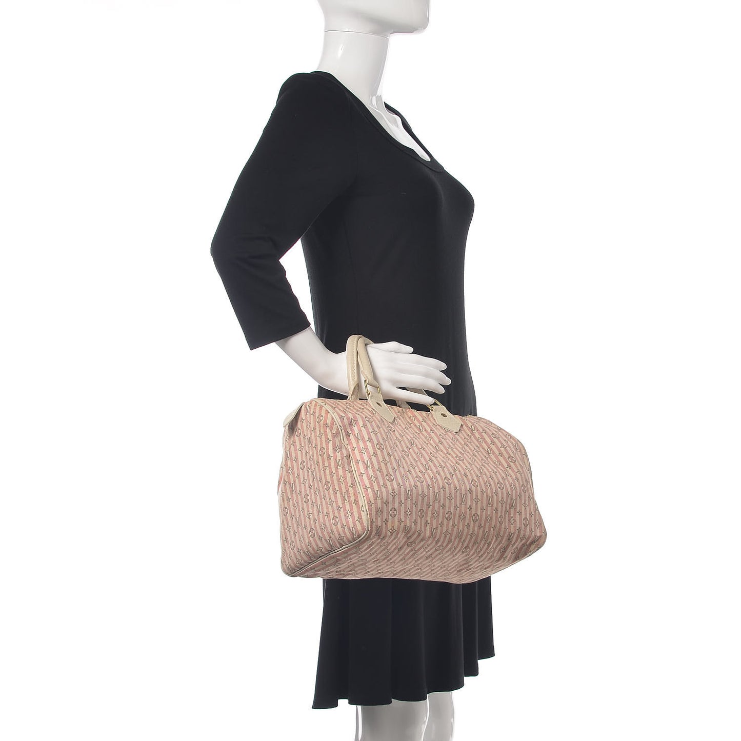 Mini Lin Croisette Speedy 30 Rouge
