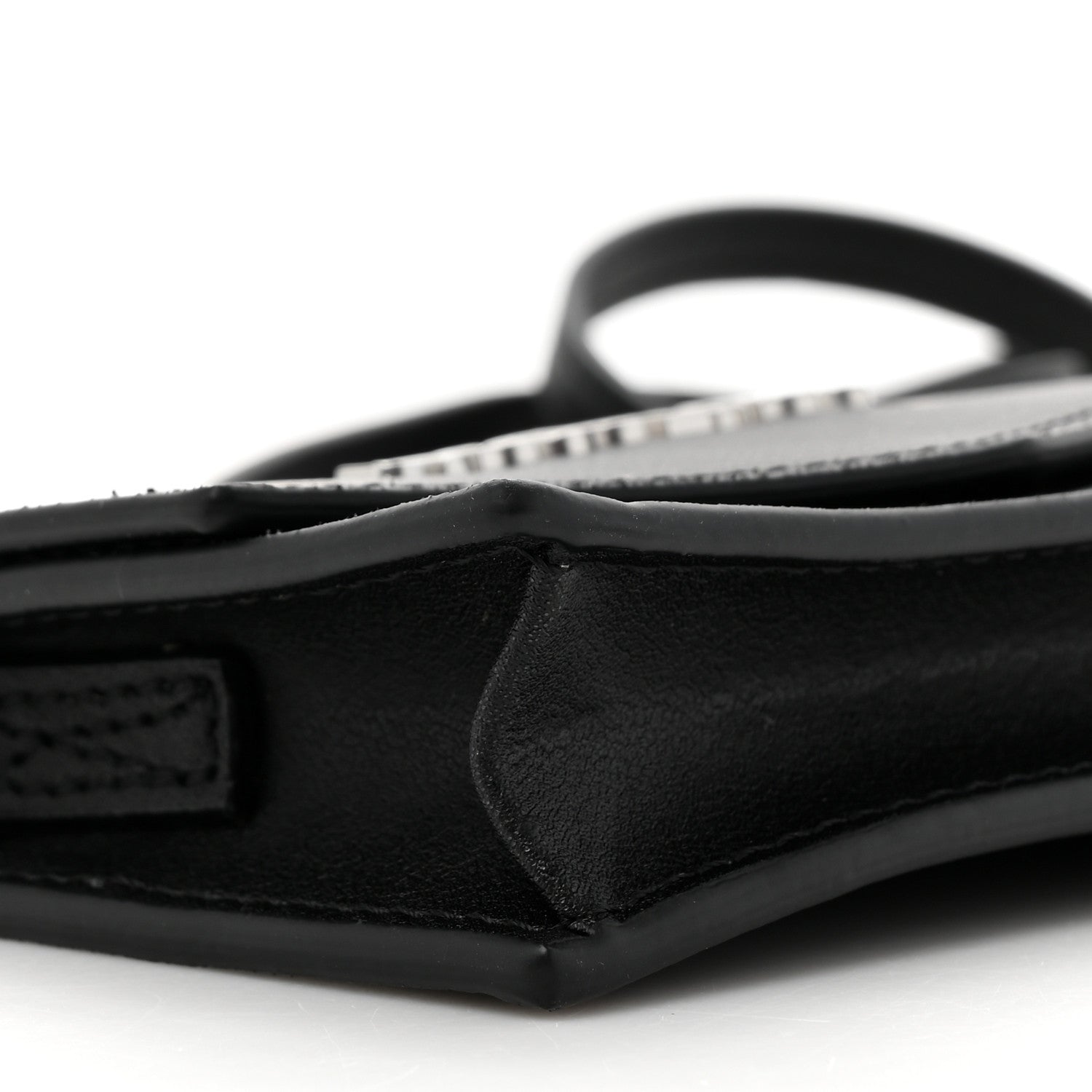 Jacquemus Smooth Calfskin Le Porte Azur Envelope Wallet Black 9 of 9