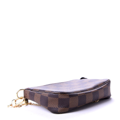 Louis Vuitton Damier Ebene Mini Pochette Accessories 4 of 8