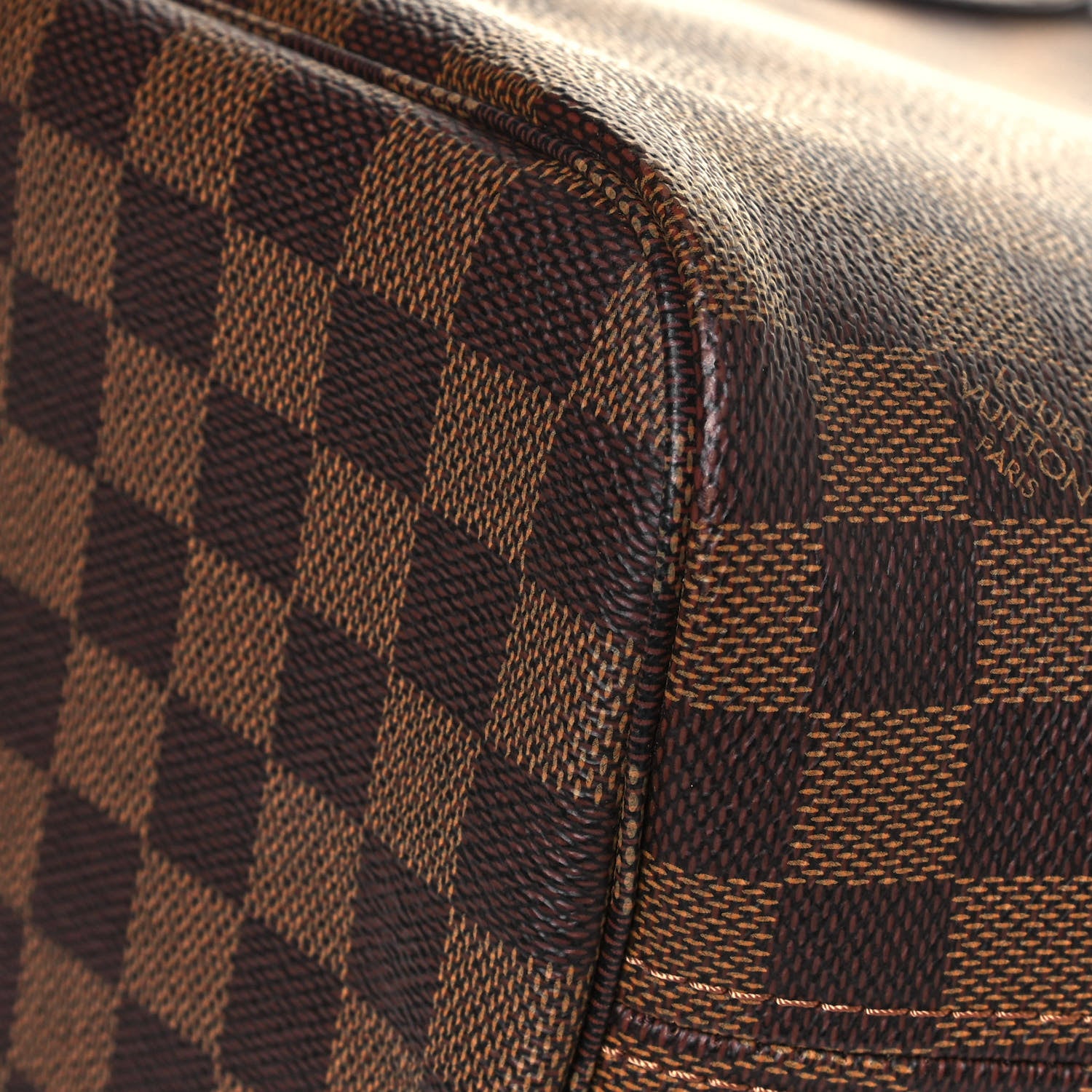 Louis Vuitton Damier Ebene Neo Neverfull MM Rose Ballerine 11 of 12