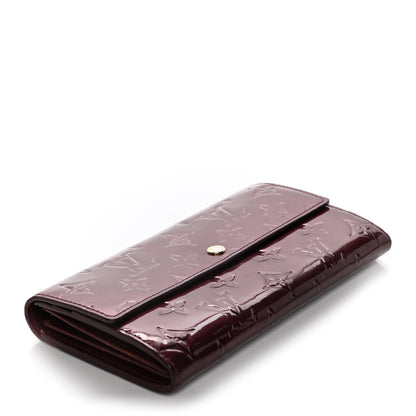 Louis Vuitton Vernis Sarah Wallet Amarante 4 of 17