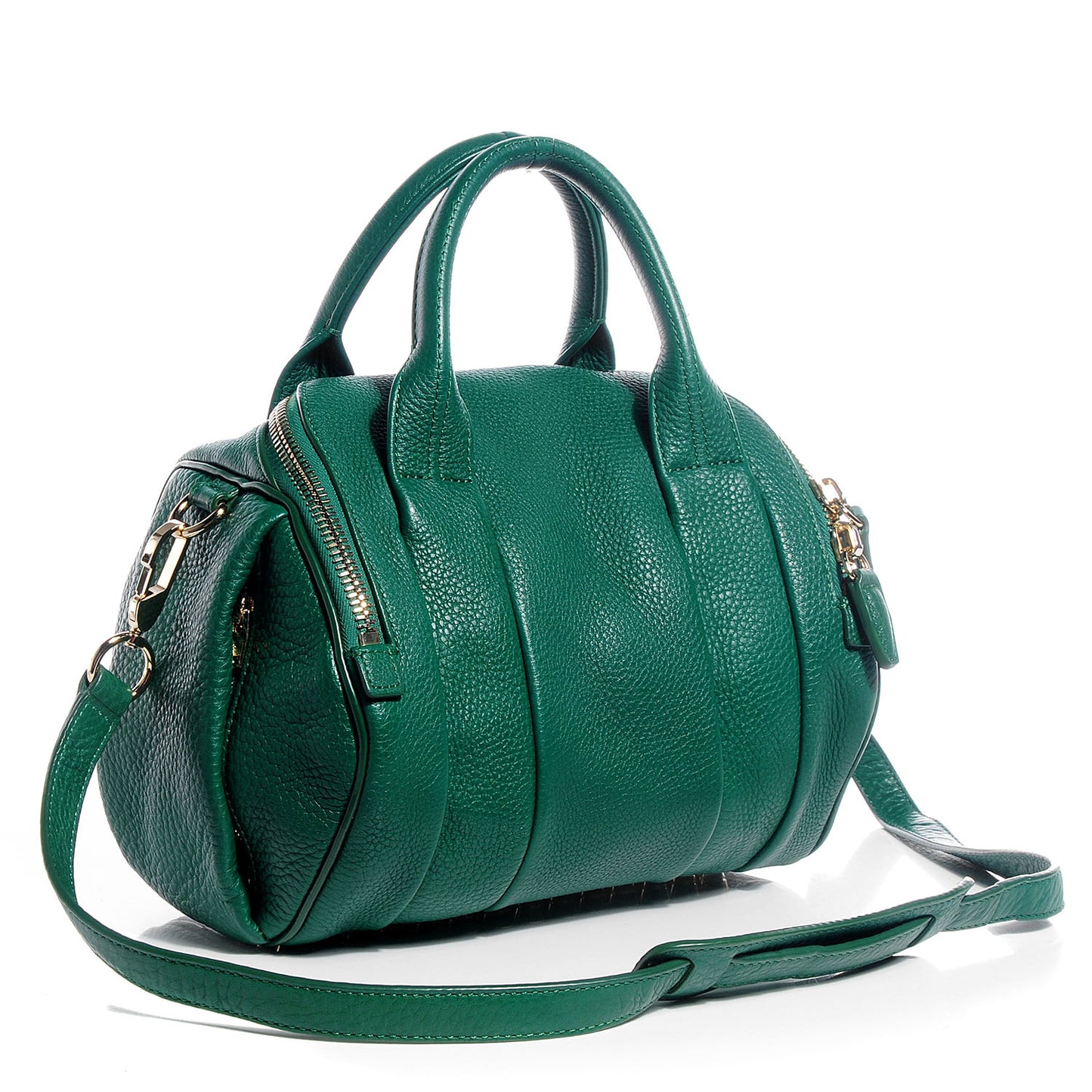 Pebbled Lambskin Rockie Vine with Pale Gold Hardware