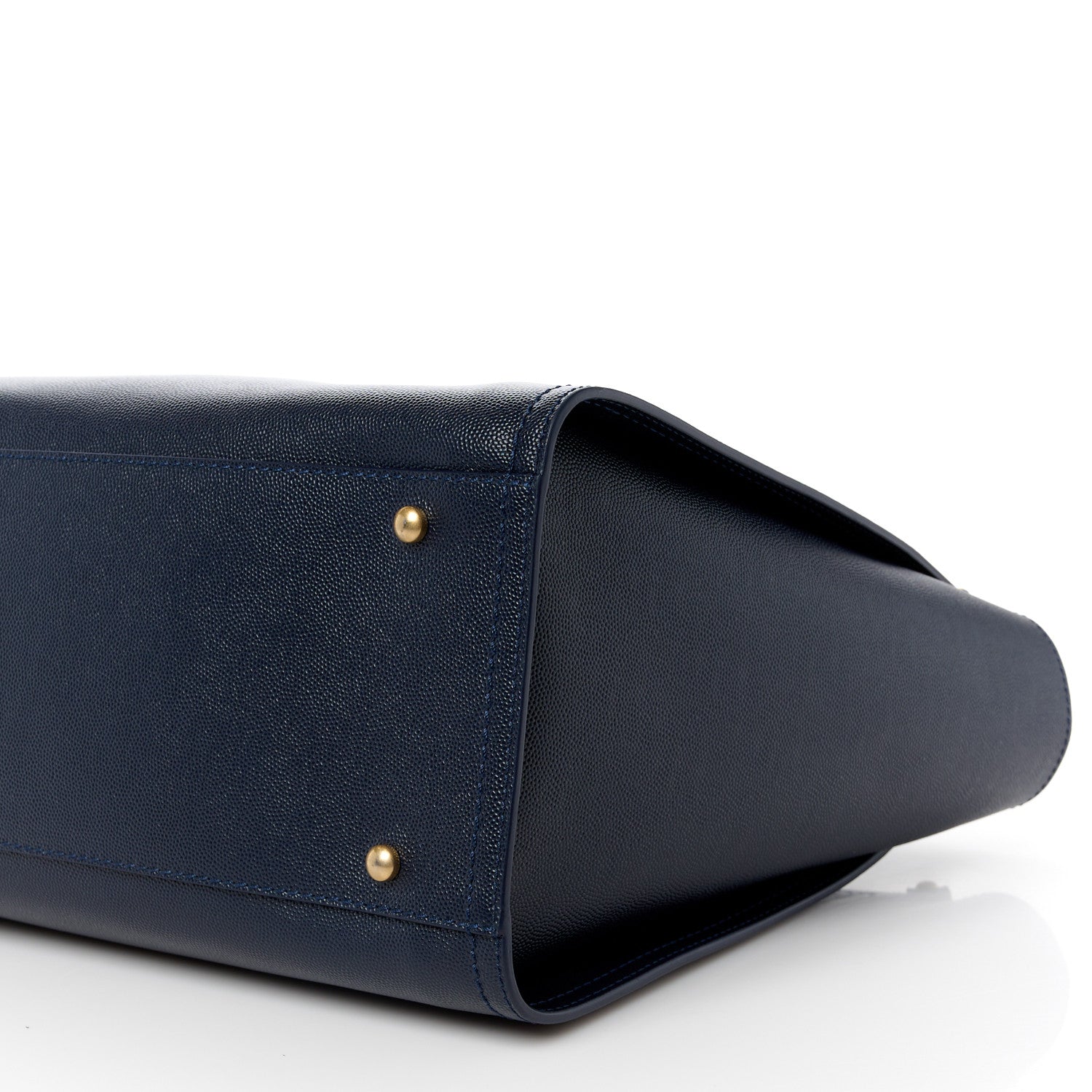 Chanel Caviar Small Studded Deauville Tote Navy 10 of 10