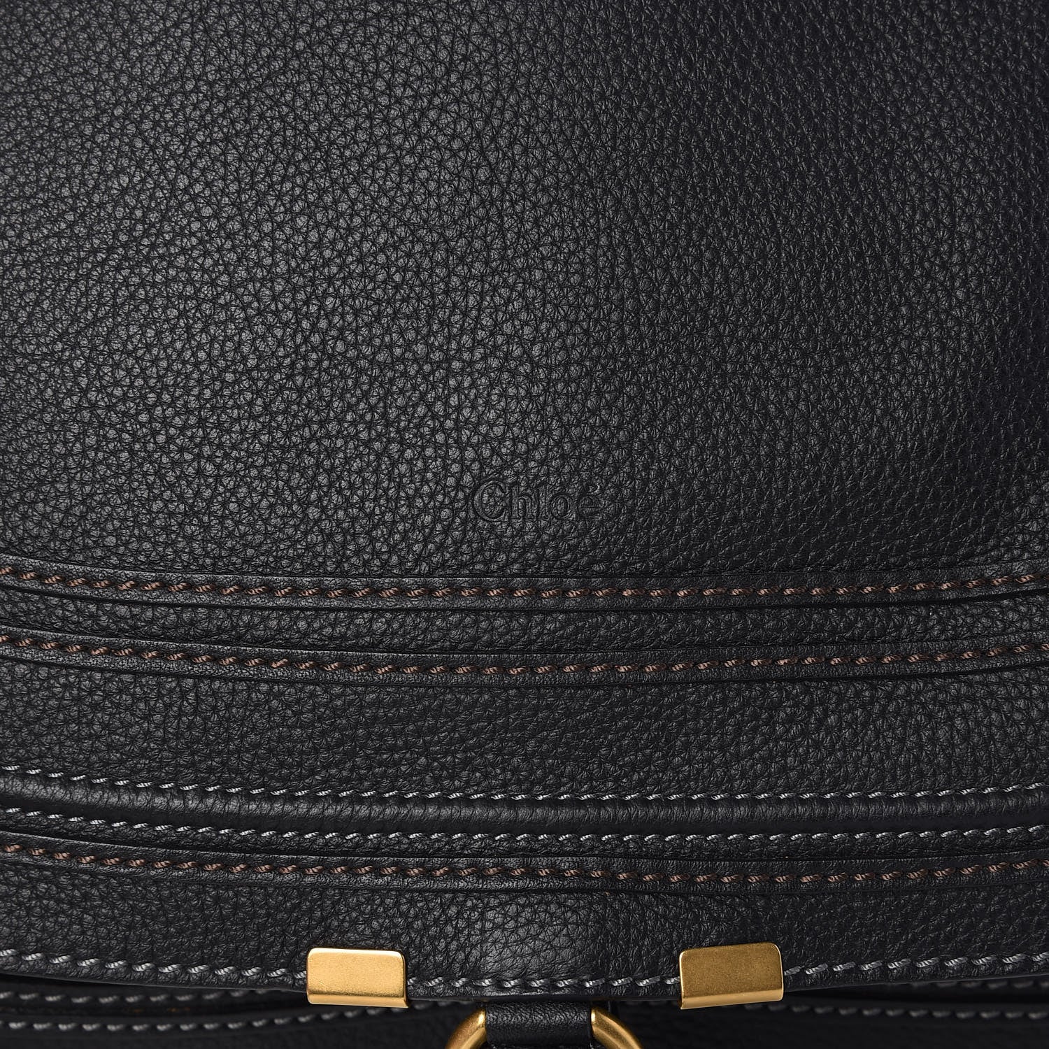 Chloe Calfskin Large Marcie Satchel Black 8 of 10