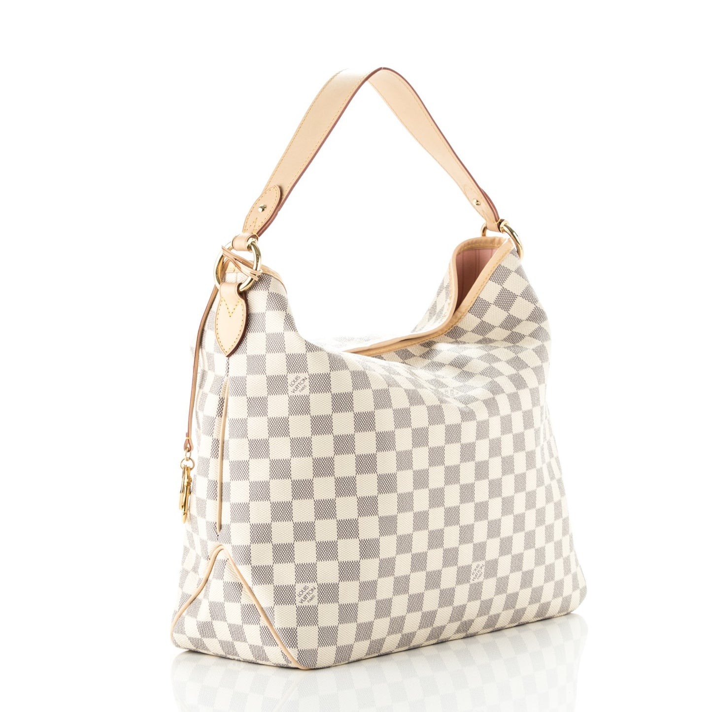 Damier Azur Delightful MM Rose Ballerine