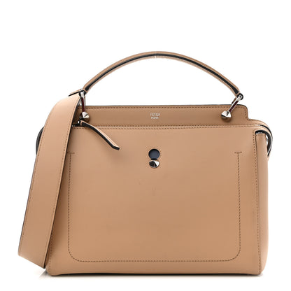 Fendi Vitello Baltico Dolce DotCom Satchel Cuoio Mirto 1 of 10