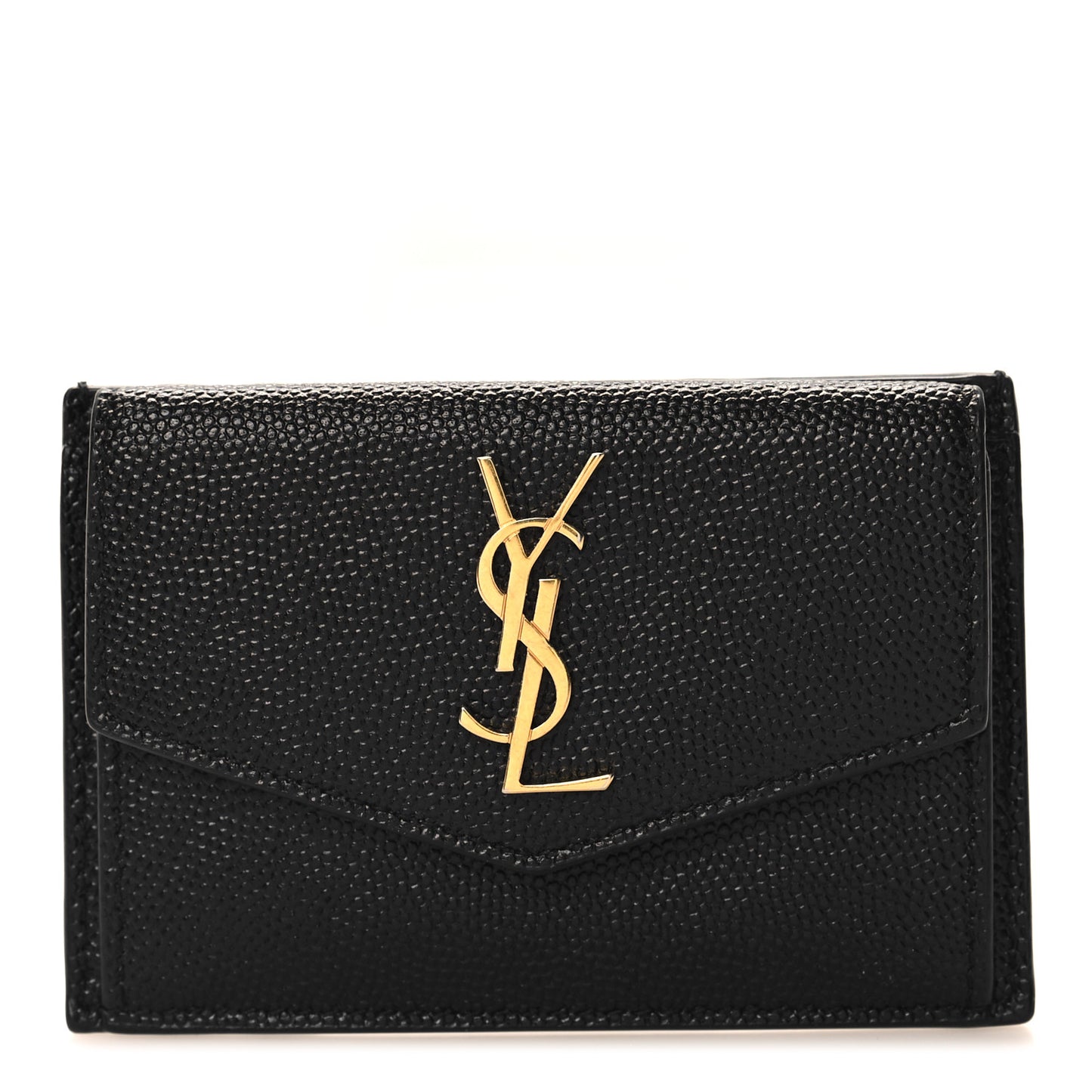 Grain De Poudre Uptown Monogram Card Case Black