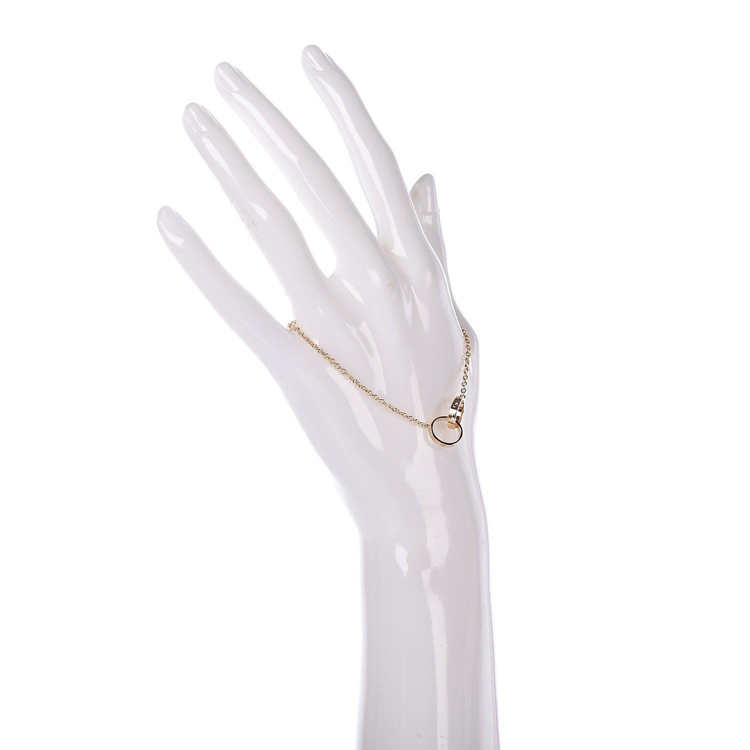 Cartier 18K Yellow Gold Interlocking LOVE Bracelet 2 of 5