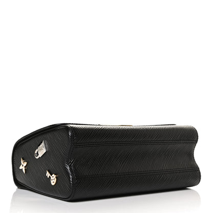 Louis Vuitton Epi Love Lock Twist Shoulder Bag MM Black 4 of 10