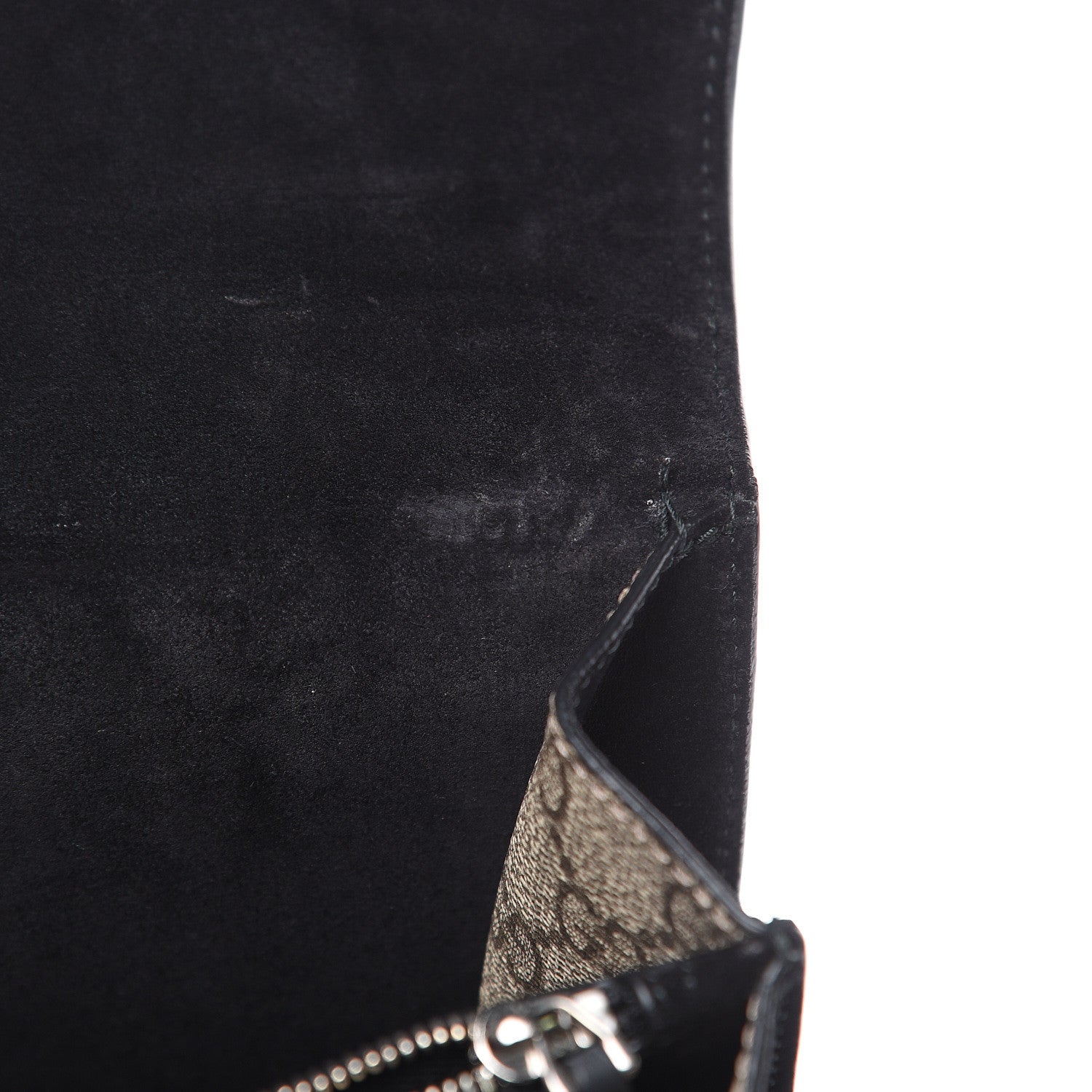 Gucci GG Supreme Monogram Medium Dionysus Shoulder Bag Black 10 of 12