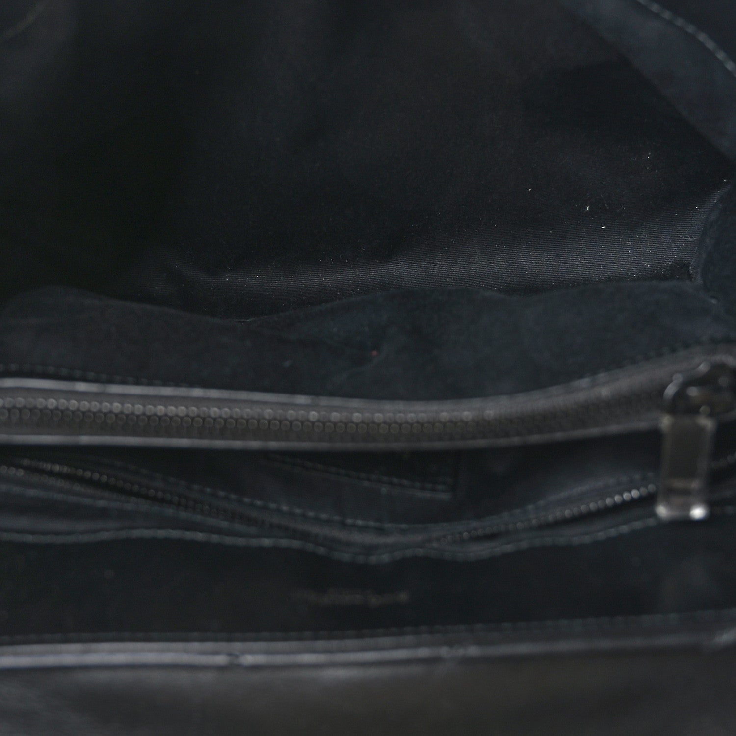 Saint Laurent Calfskin Y Quilted Monogram Monochrome Medium Loulou Chain Satchel Black 5 of 9
