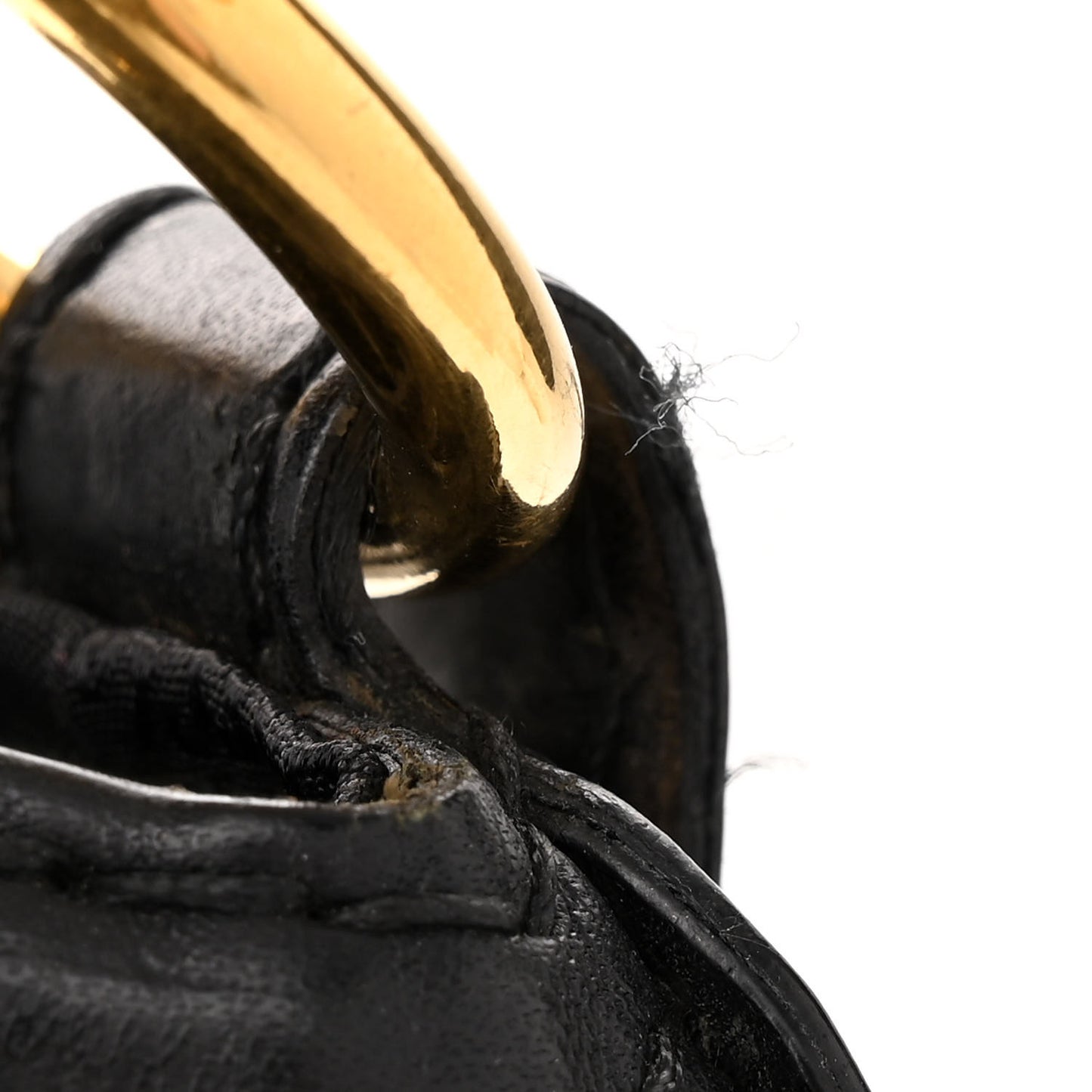 Calfskin Medium Jockey Hobo Black