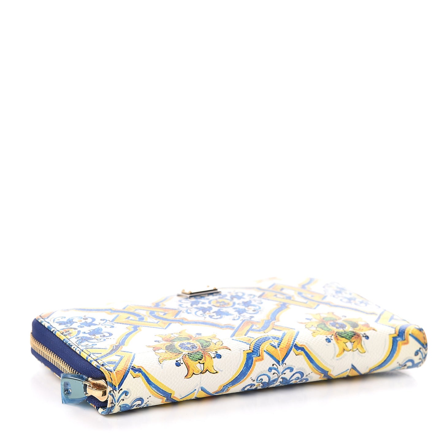 Dauphine Majolica Printed Zip Around Wallet Multicolor