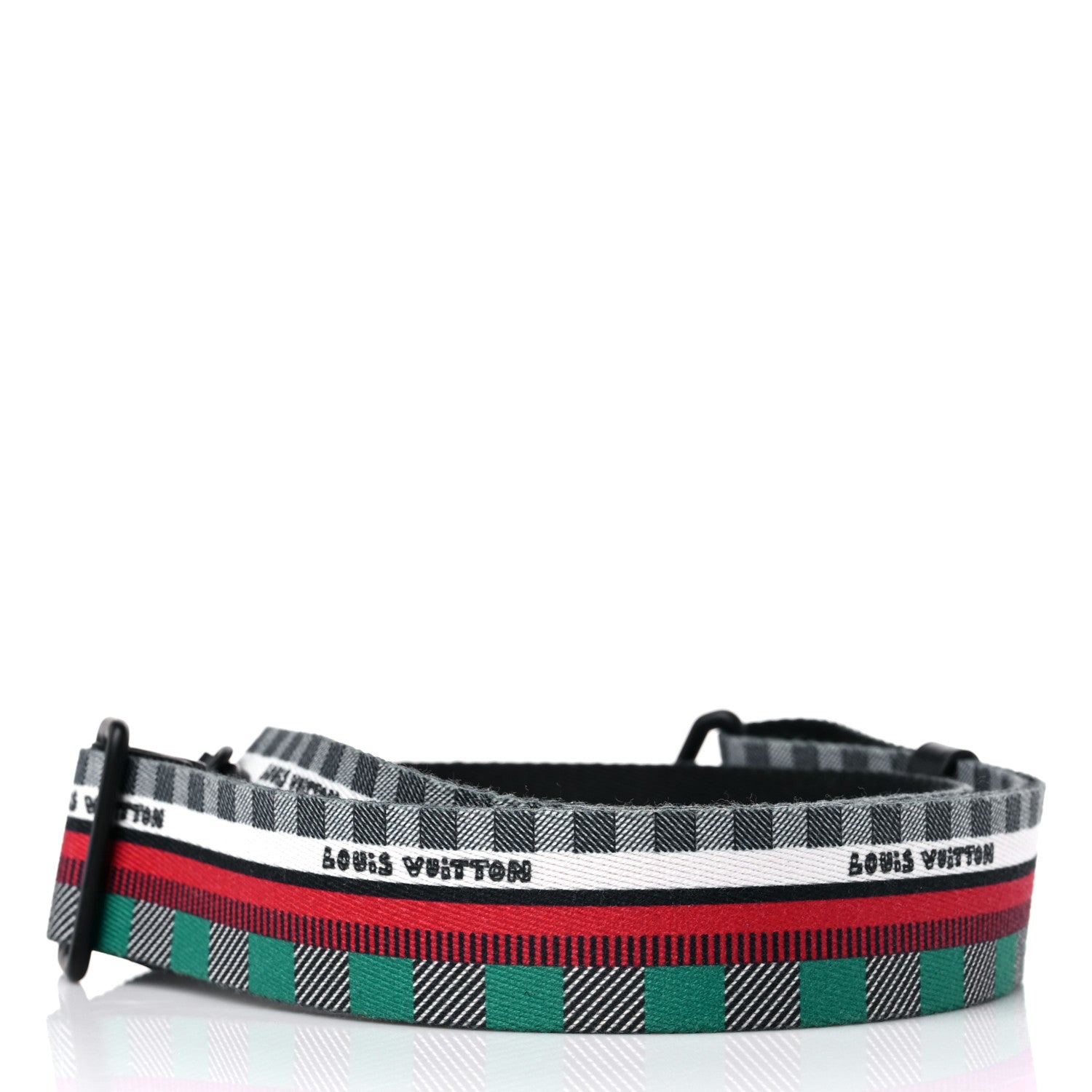 Louis Vuitton Trio Messenger Shoulder Strap Black Multicolor 2 of 3