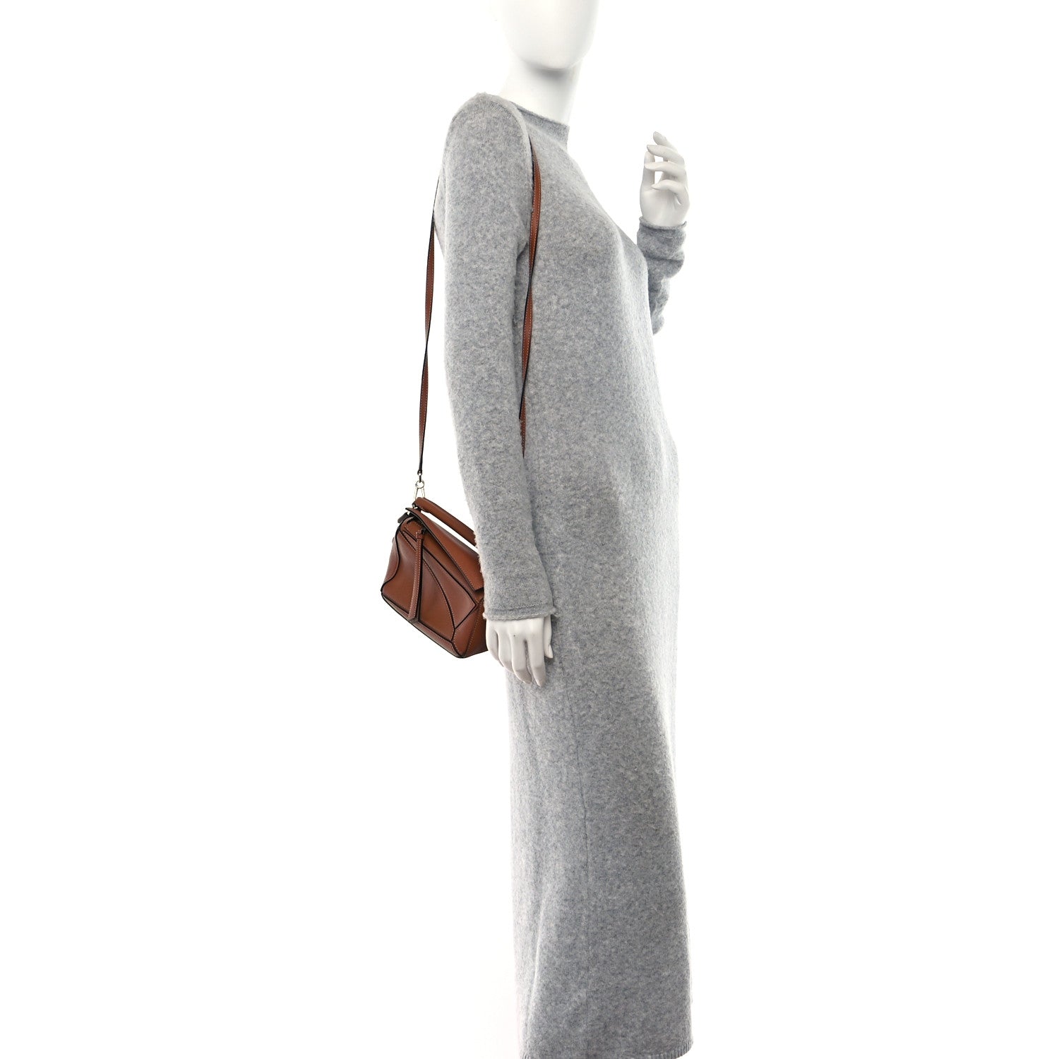 Loewe Calfskin Mini Puzzle Bag Tan 2 of 8
