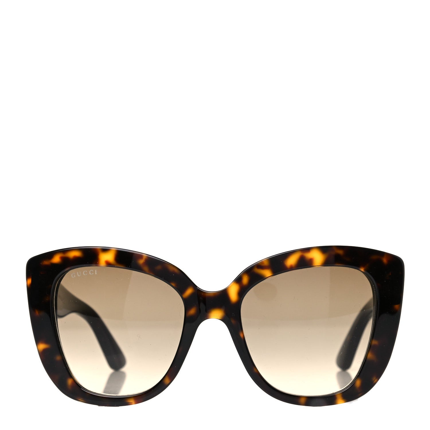Gucci Cat Eye Sunglasses GG0164S Tortoise 2 of 8