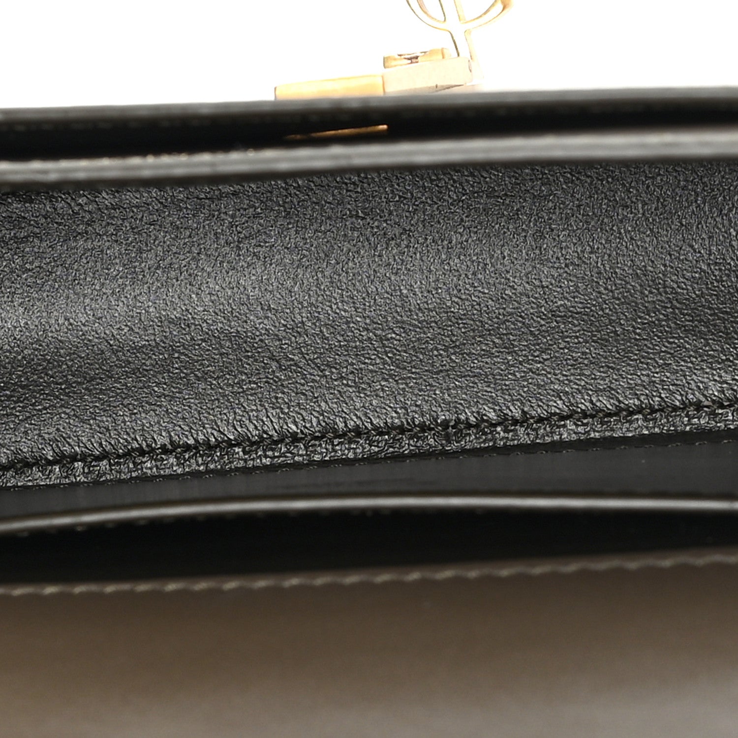 Saint Laurent Box Calfskin Mini Voltaire Shoulder Bag Deep Musk 5 of 10