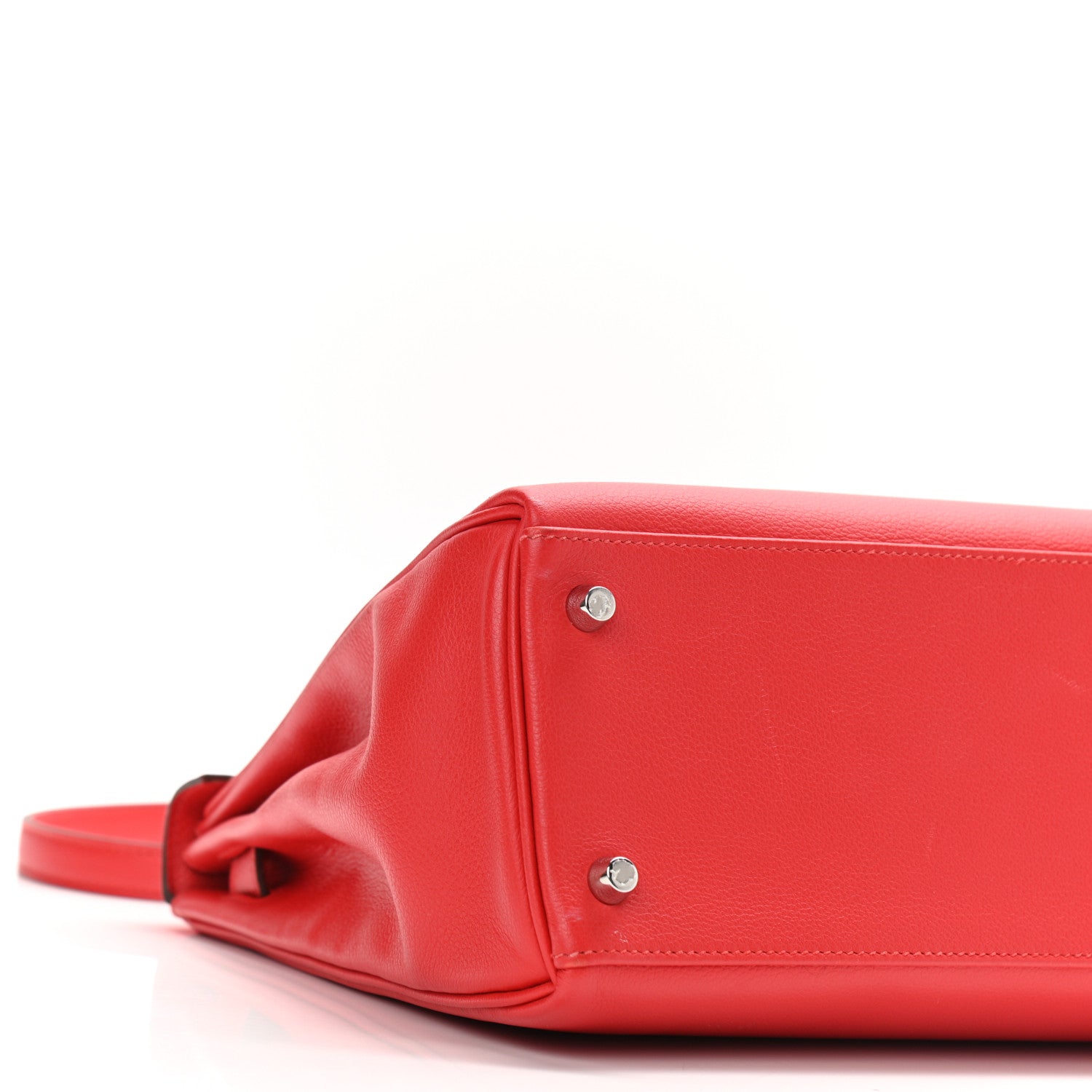 Hermes Evercolor Verso Kelly Retourne 32 Rouge De Coeur Rouge Piment 9 of 11