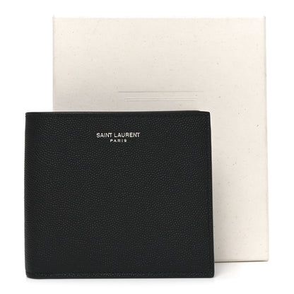 Saint Laurent Grain De Poudre Paris East West Wallet Black 8 of 8