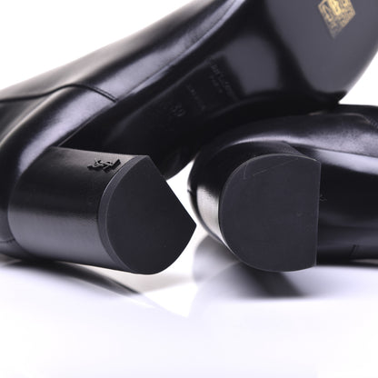 Saint Laurent Nappa Loulou Ankle Zip Boot 39 Black 13 of 14