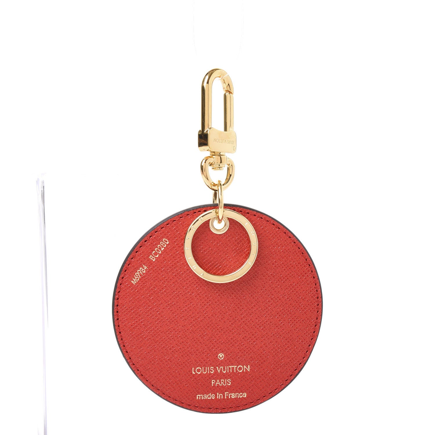 Louis Vuitton Monogram 2020 Christmas Animation Bumper Cars Bag Charm Key Ring Coquelicot 3 of 4