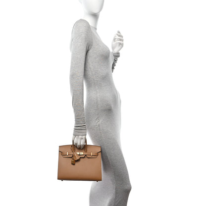 Hermes Epsom Birkin Sellier 25 Biscuit 2 of 11