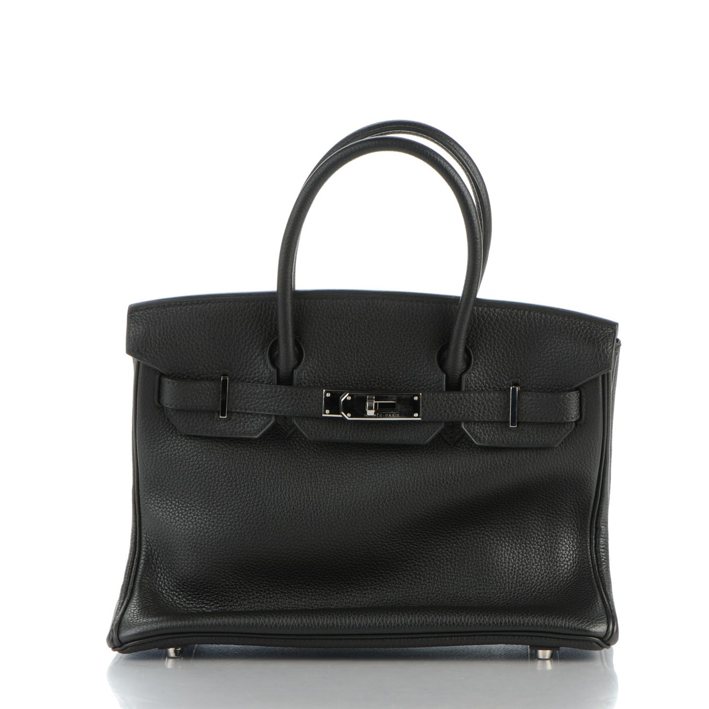 Taurillon Clemence Birkin 30 Black