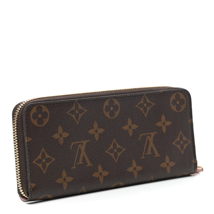 Louis Vuitton Monogram Clemence Wallet Rose Ballerine 3 of 8