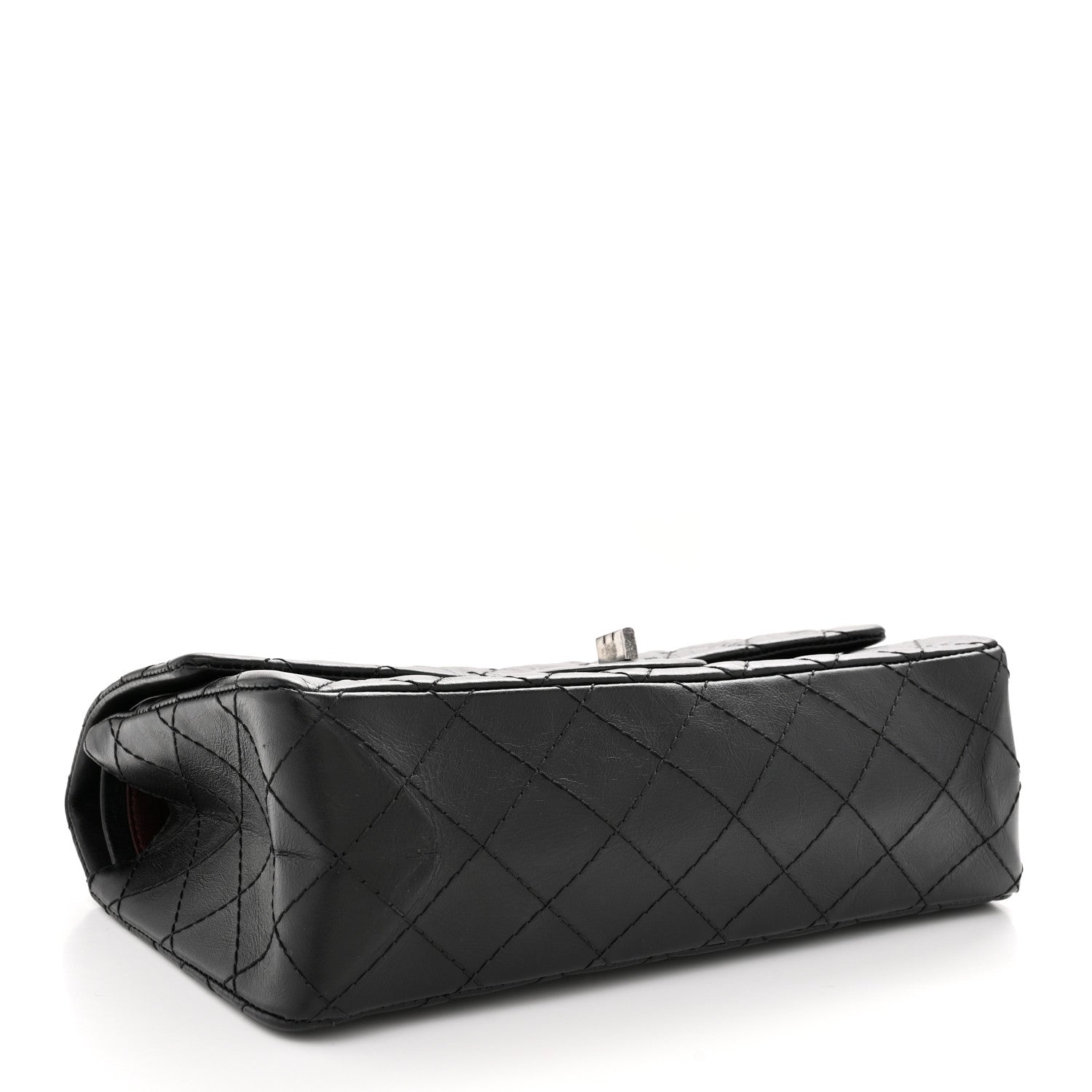 Chanel Aged Calfskin Quilted 2.55 Reissue 225 Flap Black 4 of 11