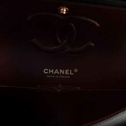 Chanel Caviar Quilted Medium Double Flap Black 6 of 10