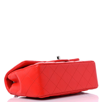 Chanel Lambskin Quilted Mini Rectangular Flap Red 4 of 9