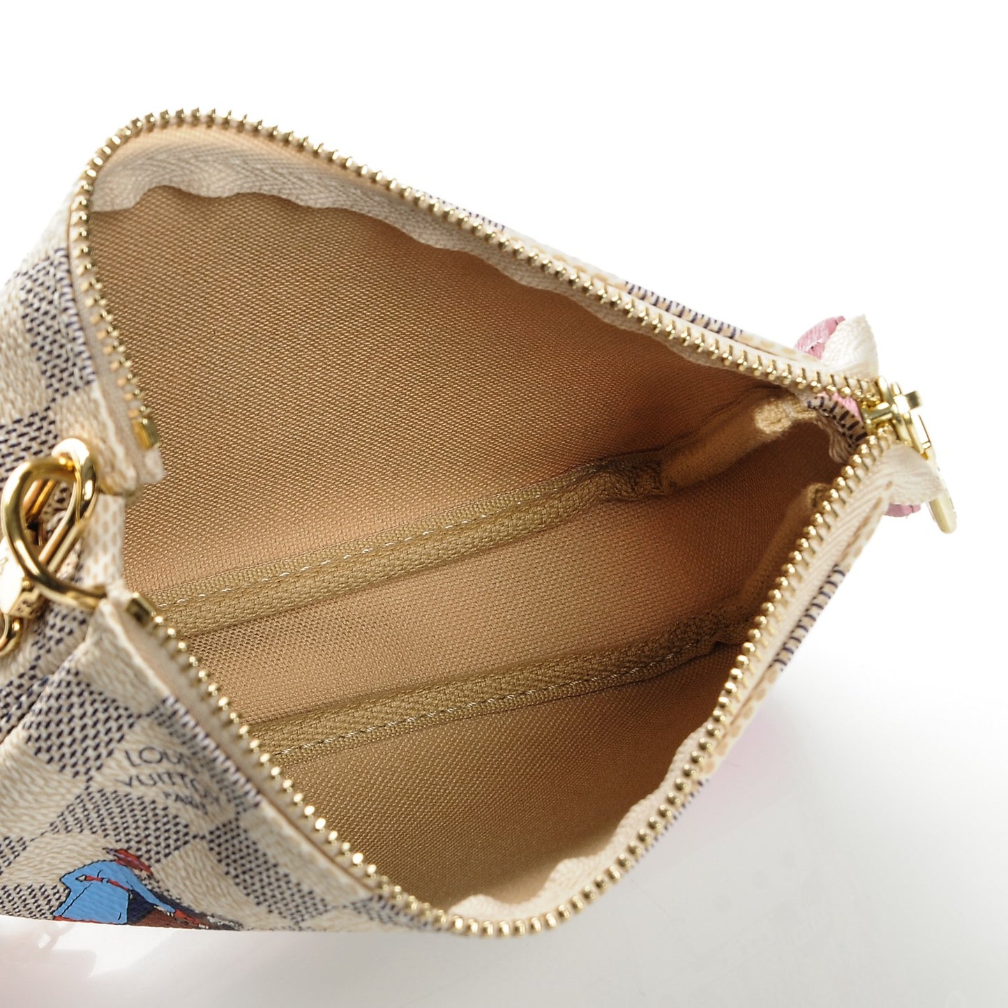 Damier Azur 2016 Christmas Animation Mini Pochette Accessories