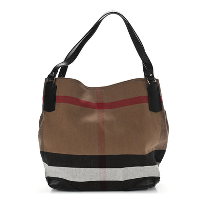 Burberry Canvas Mega Check Medium Maidstone Black 1 of 10