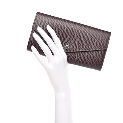 Louis Vuitton Epi Sarah Wallet NM Quetsche 2 of 8