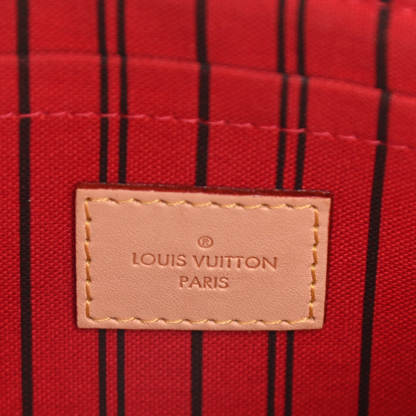 Monogram Neverfull MM GM Pochette Cherry