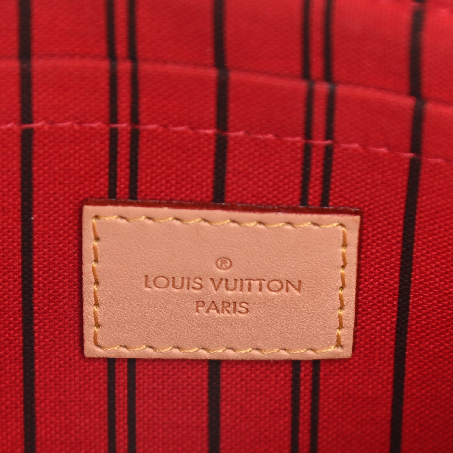 Louis Vuitton Monogram Neverfull MM GM Pochette Cherry 6 of 11