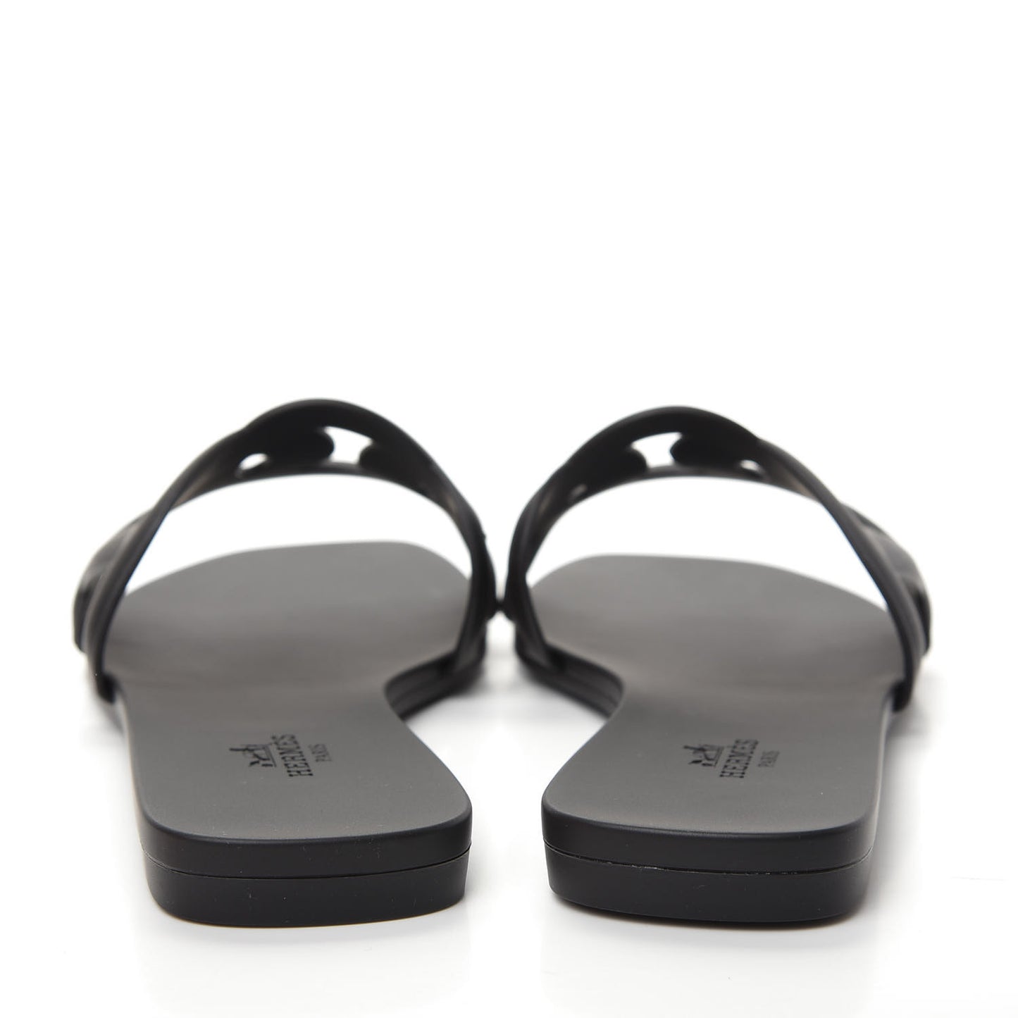 Rubber Aloha Sandals 37 Black
