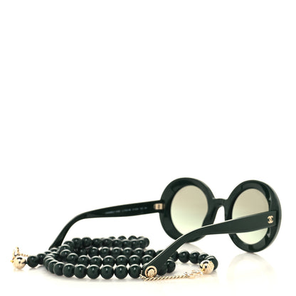 Chanel Acetate Round Sunglasses 5489 Green 4 of 8