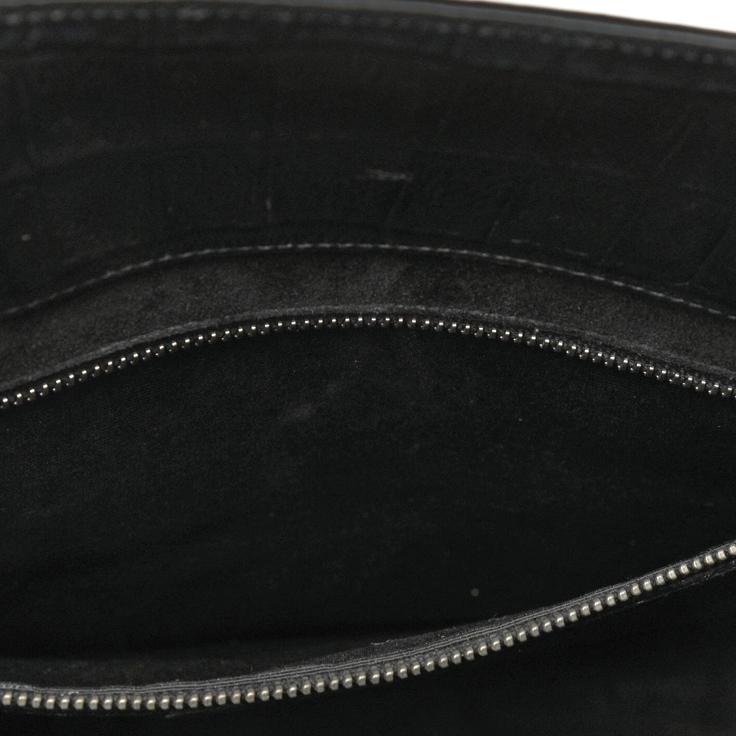 Saint Laurent Calfskin Crocodile Embossed Large Sac De Jour Carryall Black 25 of 25