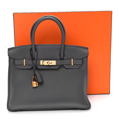 Hermes Togo Birkin 30 Etain 11 of 11