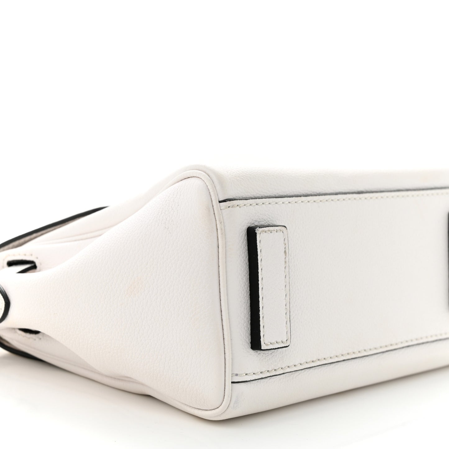 Calfskin Small La Medusa Top Handle Handbag Optical White
